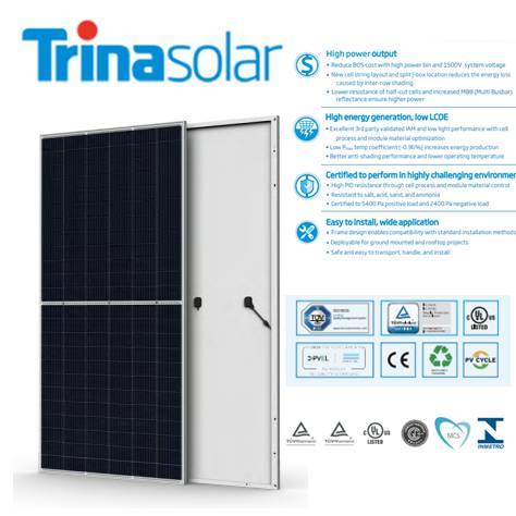 Tấm pin năng lượng mặt trời Trinasolar 415W