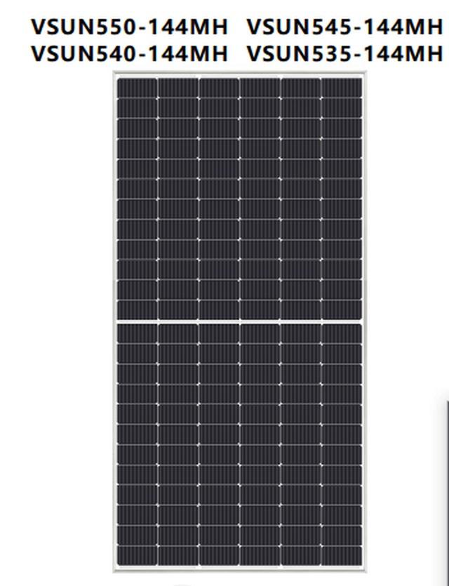 Tấm pin năng lượng mặt trời Vsun550-144MH công suất 550W