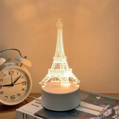Đèn Acrylic: Tháp Eiffel