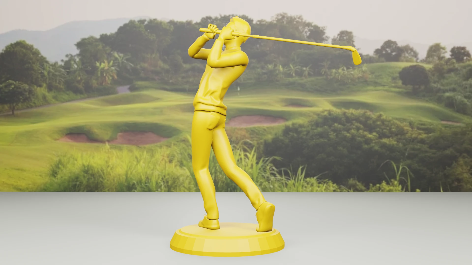 TƯỢNG GOLFER: MẪU 2