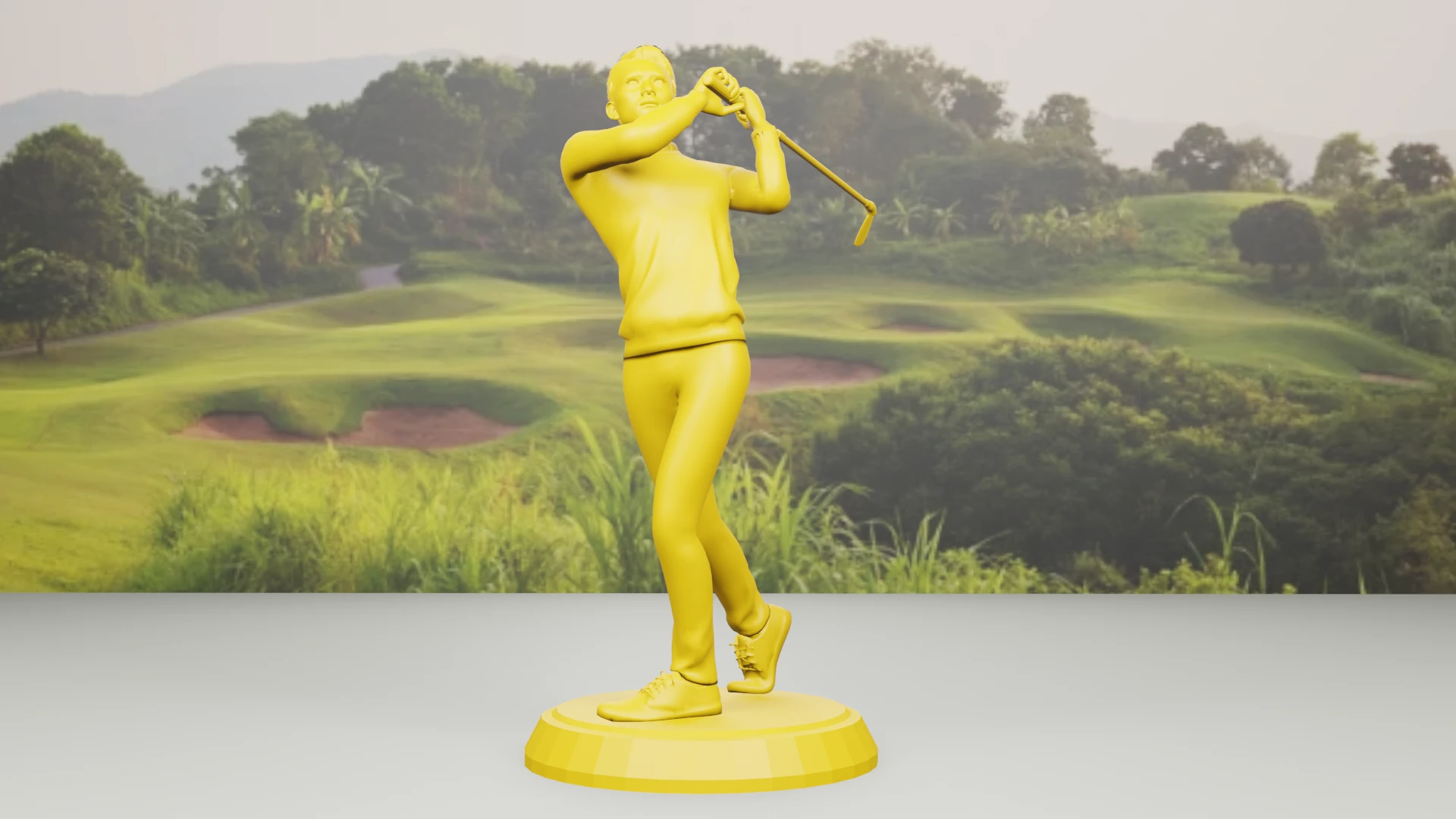TƯỢNG GOLFER: MẪU 2