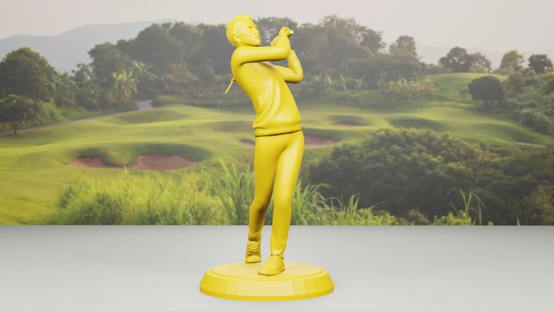 TƯỢNG GOLFER: MẪU 2