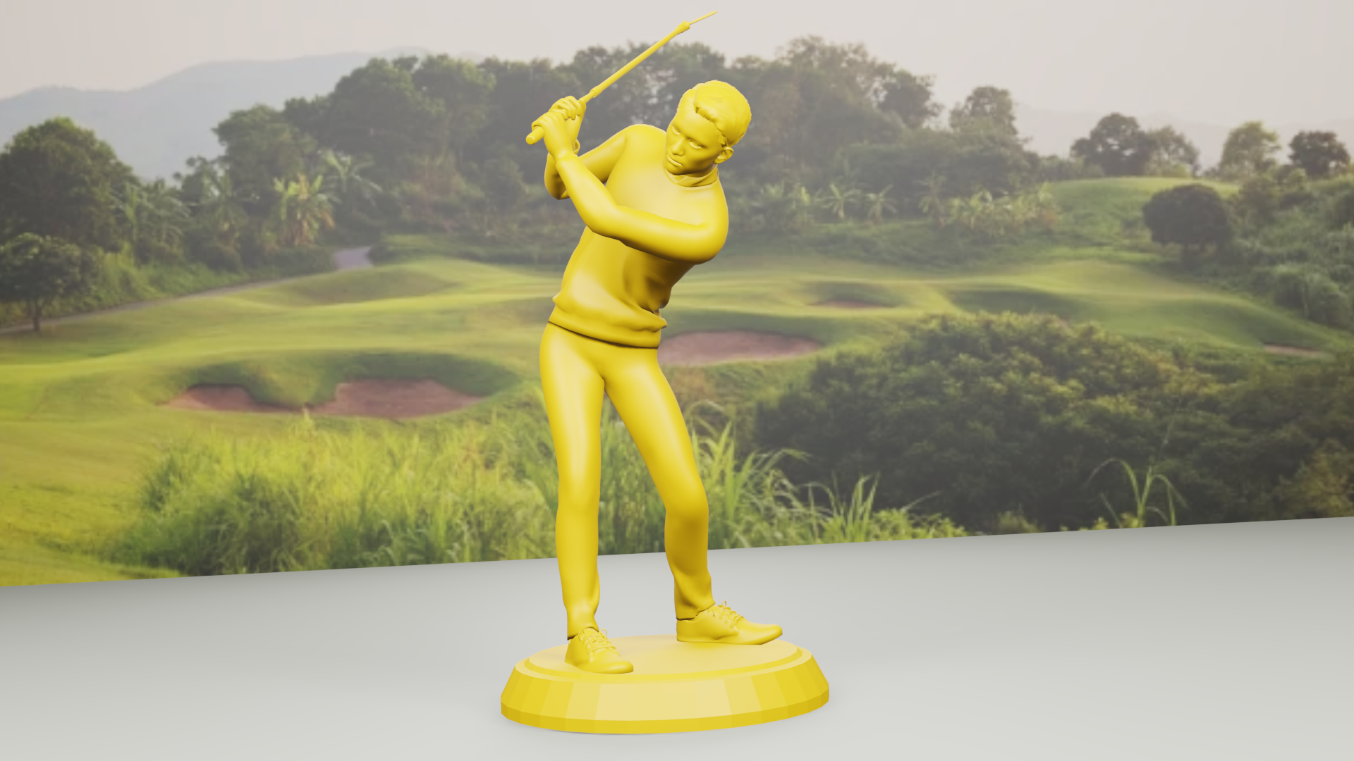 TƯỢNG GOLFER: MẪU 3