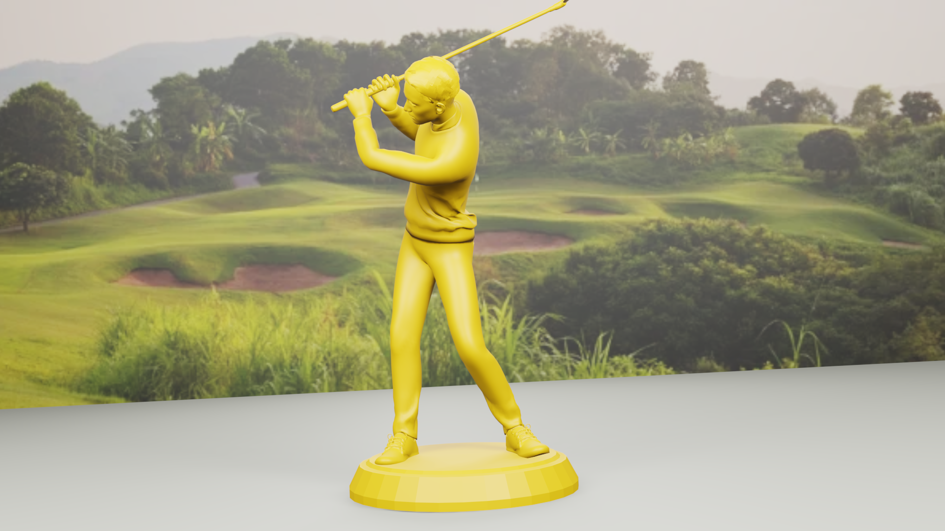 TƯỢNG GOLFER: MẪU 3