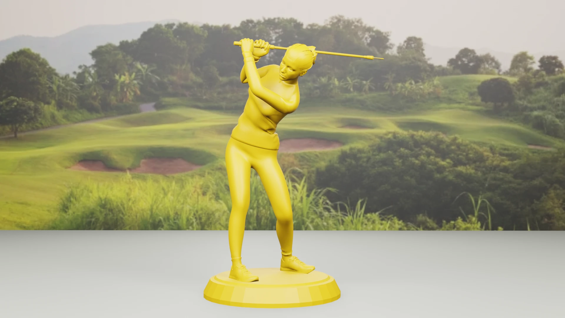 TƯỢNG GOLFER NỮ: MẪU 3