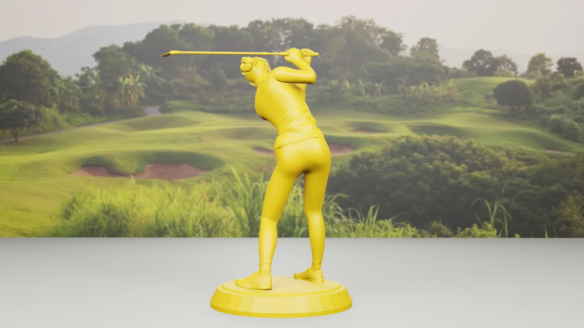 TƯỢNG GOLFER NỮ: MẪU 3