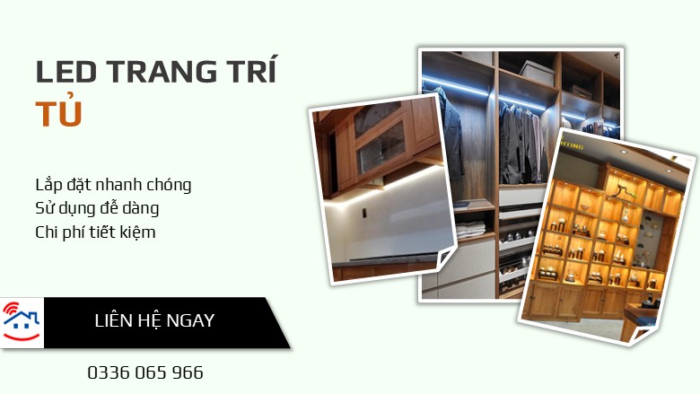 Led trang trí tủ