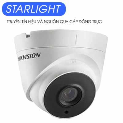 Camera Dome HDTVI 2MP Starlight Hikvision DS-2CE56D8T-IT3E