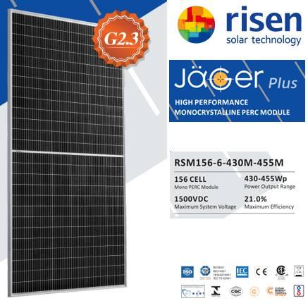 Tấm pin năng lượng mặt trời Risen Solar mono 445W – RSM445W